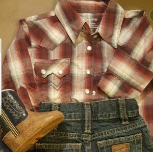 Baby boy western outfit